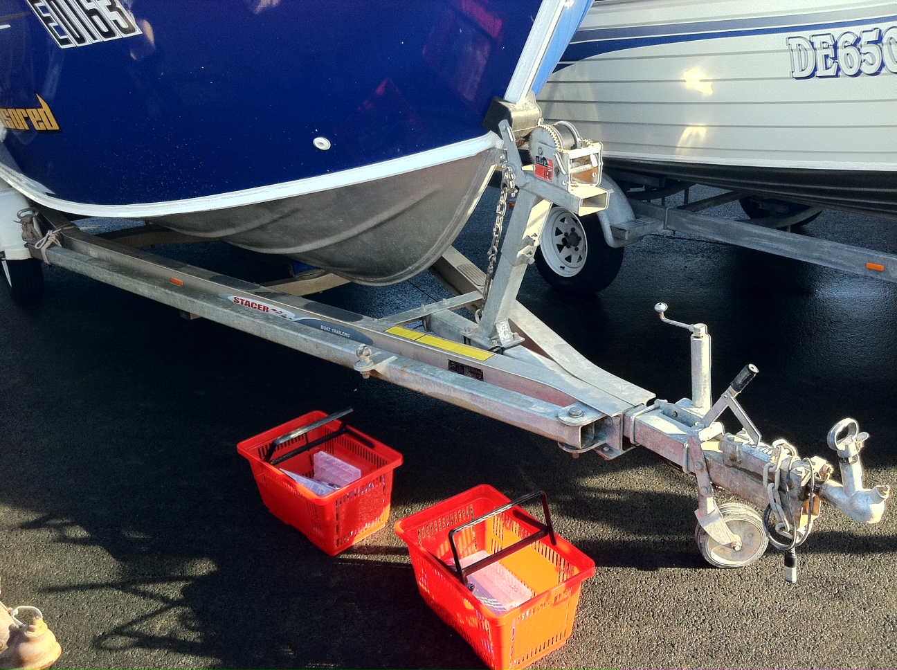 beach launch trailer setup. Cashy?? Fishing Fishing WA. Fishing Photos